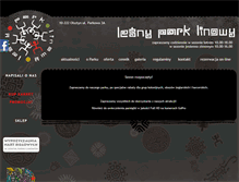 Tablet Screenshot of lesnyparklinowyolsztyn.pl